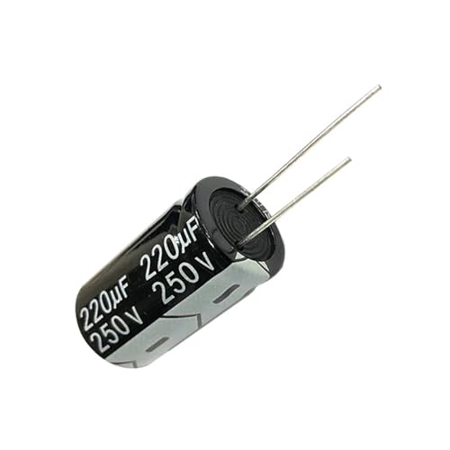 Condensateur électrolytique 250V en aluminium pour réparation électronique