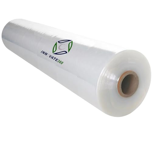 Image of Transparent Stretchable Packing Material wrap Roll-12 inch (30 cm) |Multipurpose Wrap by Superfelt | Versatile, Eco-Friendly, Strong| OXO-Biodegradable | Heavy Duty, Fragile Packing (350 Meter Long)