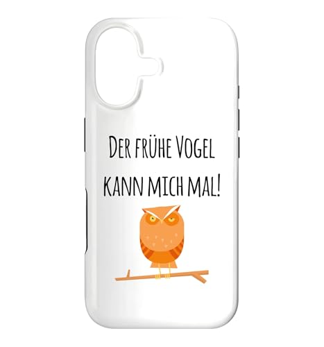 Der fruhe Vogel (�t�H�[�Q�� �~�b�`�E�}��) Verschlafene Eule �y�����h�C�c�� �X�}�z�P�[�X iPhone 17 �p