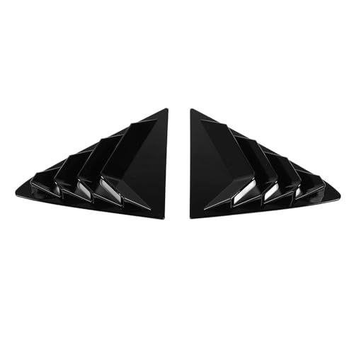 Volets de lunette arrière finition noire pour Ford Fiesta MK8, persiennes de fenêtre