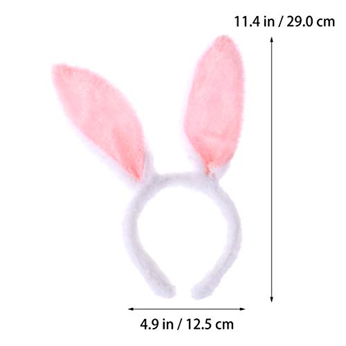 SOIMISS Faixas de Cabelo de Orelhas de Coelho de Pelúcia Acessório de de Arco de Cabelo de Coelho pa