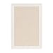 DesignOvation Beatrice Framed Linen Fabric Pinboard, 18x27, White