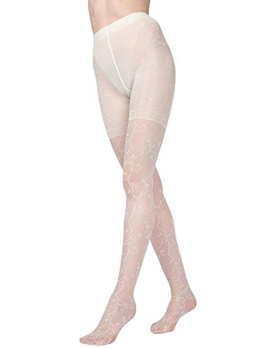 Image of Levante Women's Divine 20 Denier Sheer Vine Control Top Pantyhose