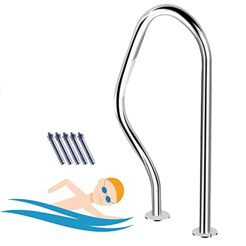 Baranda para Piscina de Acero Inoxidable Antideslizante miniatura 1