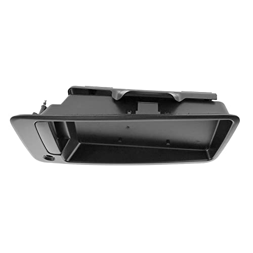 Exterior Door Handle, Rear Right Cargo Door Handle with License Plate Bracket Holder Housing, Compatible with 1996-2015 Chevy Express GMC Savana 1500 2500 3500 Van | 15269298 25866289 Tailgate Handle