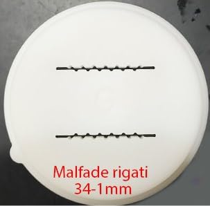 Mafaldine Pasta Noodles Shape Disc Fit For Philips Automatic Pasta Noodle Maker, Disc Compatible With Philips Pasta Maker Attachment Kitchen Appliance (Mafaldine 15x0.8mm) (X06, 34-1mm)