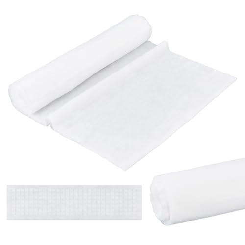 OLYCRAFT Rouleau média filtrant pour bouches d'aération 5m long 400mm large Coupe Filtres d'aération Média filtrant électrostatique Rouleaux pour systèmes CVC DIY Maison prise (0.1mm d'épaisseur)