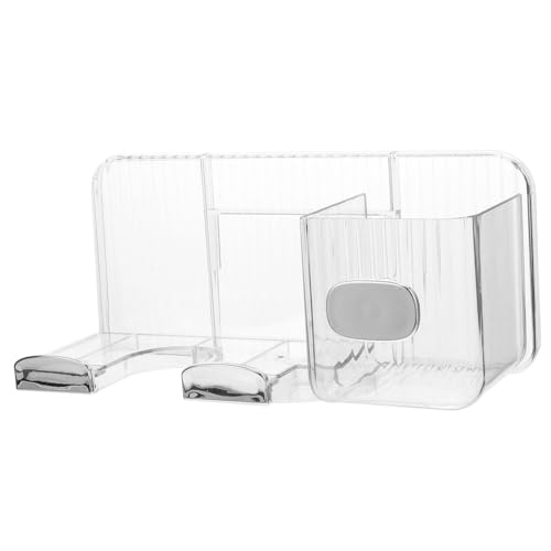 BESTYASH Hair Dryer Holder Wall Mount Transparent Hair Dryer Organizer Rack for Bathroom and Bedroom Space Saving Practical for Grooming Tools