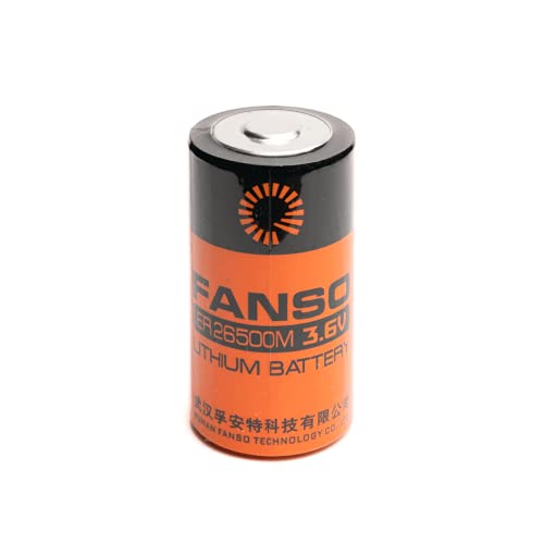 FANSO Batterie Lithium C ER26500M 3,6 V 6 000 mAh/Haute décharge - Phare Cover