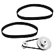 2GT-Synchronriemen, Antriebsriemen Zahnriemen, Breite Closed Loop Gummiriemen, Geschlossener Schleifengummi 2GT-Timinggürtel, Antriebsriemen Zahnriemen für Vertikutierer, 2GT-320 6mm, 2PCS
