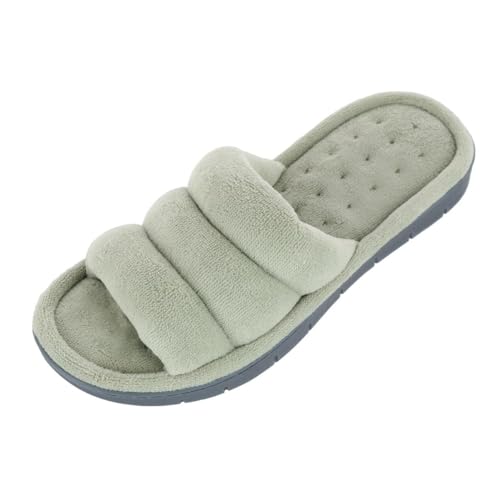 Isotoner Women's Aster Open Toe Slide Slippers3