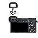 KOMET Okular Sucher Augenmuschel für Sony Alpha A6400 A6500 / ILCE-6500 6400 Digitalkamera ersetzt Sony FDA-EP17
