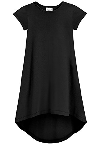 City Threads Girls Jersey Short Sleeve Hi Lo Maxi Dress