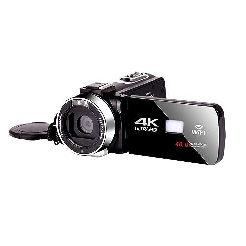 Caméscope infrarouge 4K DELURA pour vlog et mode webcam HD