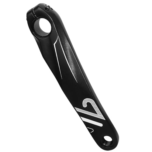 FIRSTXIU Bielas de brazo cuadrado/rombo/estrias, para mano izquierda, manivela, bicicleta de montaña, accesorios de ciclismo duraderos