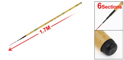 sourcing map Automobili 2, 77 cm, Canna da pesca, 7 scomparti a Antenna Antenna telescopica
