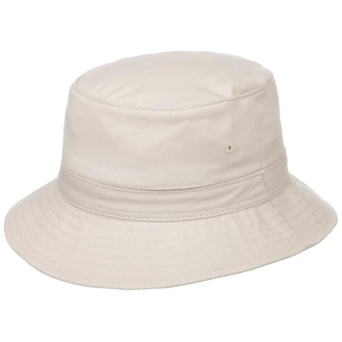 Chapeaushop Bob avec Protection UV Chapeau en Coton Chapeau de Plage (L (58-59 cm) - Beige)