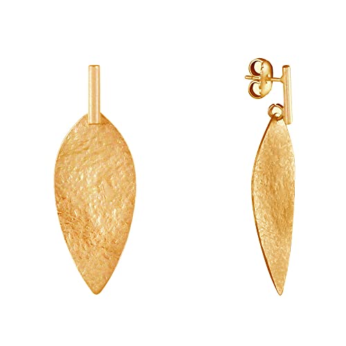 Boucles d'oreilles laiton doré pour illuminer vos tenues de bureau