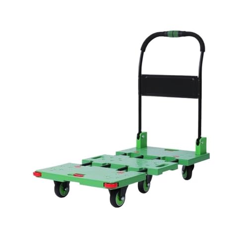 Carretilla de mano plegable color verde tamaño mediano miniatura 1