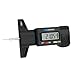 Produktbild WEIWEITOE 0-25,4mm / 0,01 Digitale Profiltiefenmesser Elektronische LCD Reifen Reifen Rad Profiltiefenmesser Messwerkzeuge, schwarz,