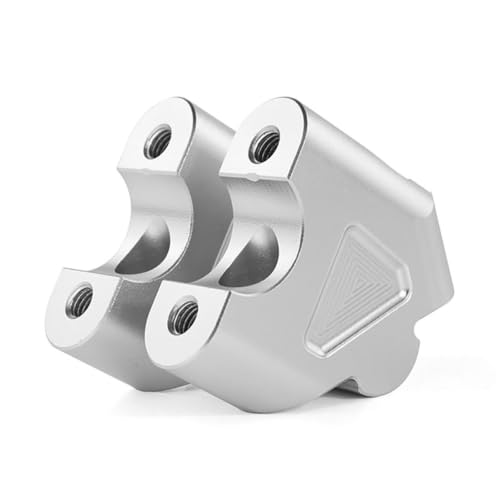 Pontets de guidon de moto en aluminium CNC silver premium