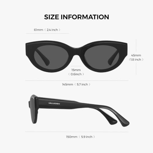 Image of Retro Cat Eye Sunglasses for Women Men UV400 Protection