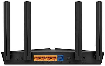 TP-LINK Archer AX10 Next-Gen WiFi 6 AX1500 Mbps Gigabit Dual Band Wireless Cable Router, 8 Gigabit LAN Ports, Ideal for Gaming Xbox/PS4/Steam and 4K (Renewed)