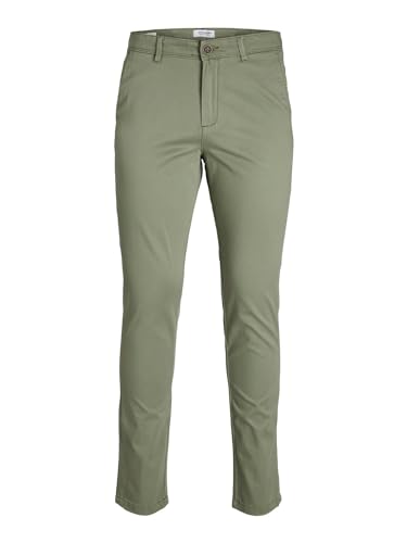 JACK & JONES Herren Hose Chino Slim-Fit Grün 33W / 30L – Ansicht 1