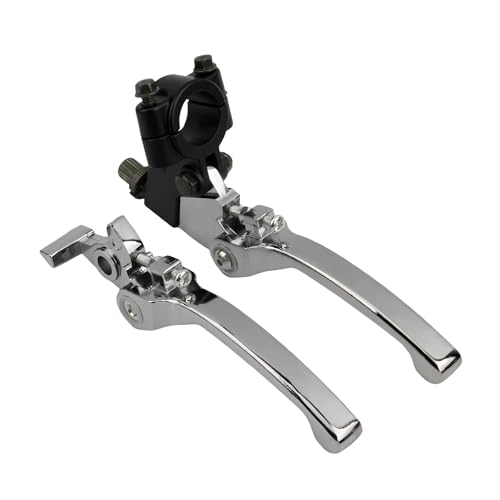 Ensemble de leviers frein et embrayage pliables pour éviter la casse sur moto 125cc