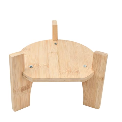 volumoon Soporte Dispensador de Bebidas, Soporte Dispensador de Agua de Vidrio con Base Redonda, Soporte Tetera De Madera Portátil, Soporte Jarra Agua De Madera Duradero para Casa, Fiesta, Bar