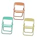LABRIMP 3pcs Mini Chair fold up Chairs Micro Toys Chairs Folding Miniature Toys Mini Toy Toys Miniatures Mini House Chair Model Folding Chair Ob11 Plastic Household