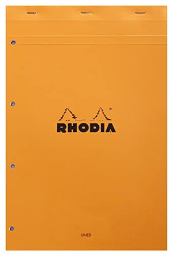 Clairefontaine ES RHODIA 119600C – Bloc de notas grapado n.º 20 naranja – A4+ – 80 hojas...