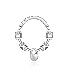 Chain Link Heart Silver