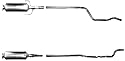 VEGAZ Rußpartikelfilter DPF Euro 4 Abgasanlage Diesel 2110 OK-909 Kompatibel mit OPEL Meriva A X03, VAUXHALL Meriva Mk I A X03