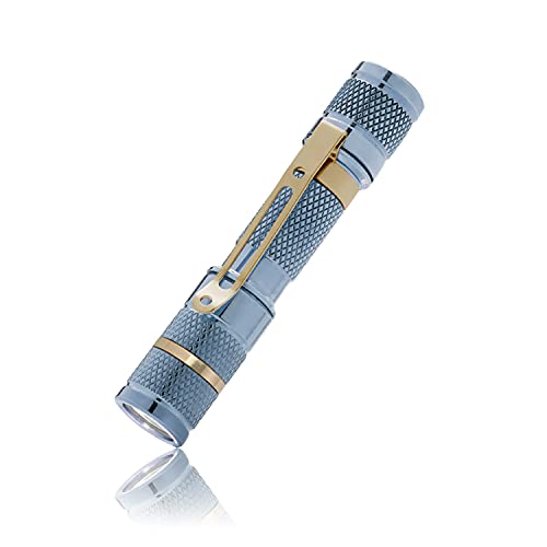 Drop Massdrop Blue Titanium AAA Flashlight — EDC Mini Pocket LED Torch ...