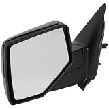 New Driver Side Mirror Power Adjust Manual Folding With 1 Chrome and 1 Cap Recall for 2006-2007 Ford Ranger STX - Direct Fit