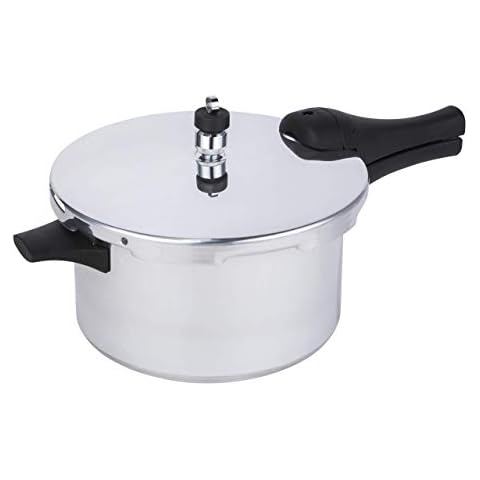 Prestige 4L Aluminium Pressure Cooker, Silver Cover