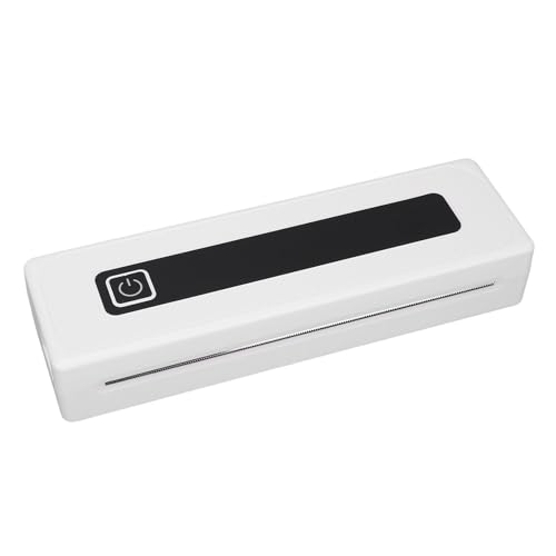Naroote Impresora Portátil Inalámbrica, Impresora Térmica sin Tinta, Compatible con Papel A4 de 2,24 Pulgadas a 8,5 Pulgadas, Compatible con Teléfonos iOS a Través de Bluetooth, para
