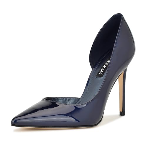 Nine West Women's Folowe3 Pump, Blue 401, 9