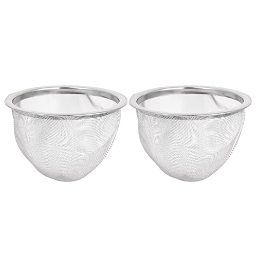 TsoLay Lot de 2 filtres en métal pour théière - 70 mm de diamètre