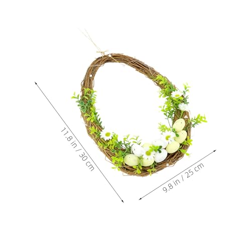 Couronne de Pâques résistante intempéries pour sublimer votre entrée - 3