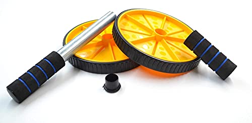 Image of Double Spring Tummy Trimmer ab Exerciser ,Ab Roller Wheel for Abs Workouts Hand Griper with Tummy Twister Abdominal ABS Exerciser Body Toner-Fat Buster Workout Waist Trimmer Home Gym Equipment