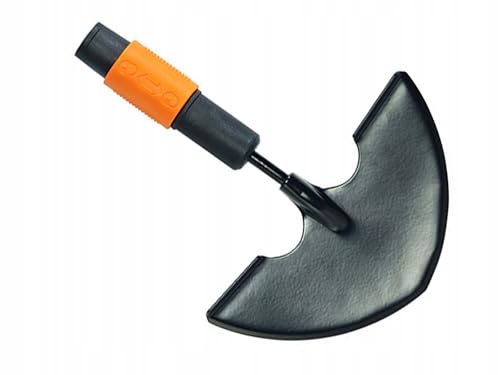 Fiskars Dresse-bordures Quikfit Tête en Acier, Largeur: 20 cm, Noir/Orange, Quikfit, 1000690
