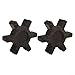 2PCS Rubber Inserts, Model L225, Suitable for Various Industrial Applications Including Machinery Drives