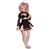 Mozu Succi 65cm Seamless Silicone Figure – 1/2 Scale Female Collectible Figure by MozudollNA for Cosplay, Photography & Display (Wig) (Silicone – Standard)