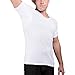 Price comparison product image Ejis Sweat Defense Undershirt | V Neck | Underarm Sweat Proof Cotton (S, White)