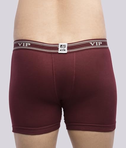 Image of VIP ULTIMAICD Color Men's 100% Cotton Interlock Fabric Trunk with Outer Elastic Waistband Assorted