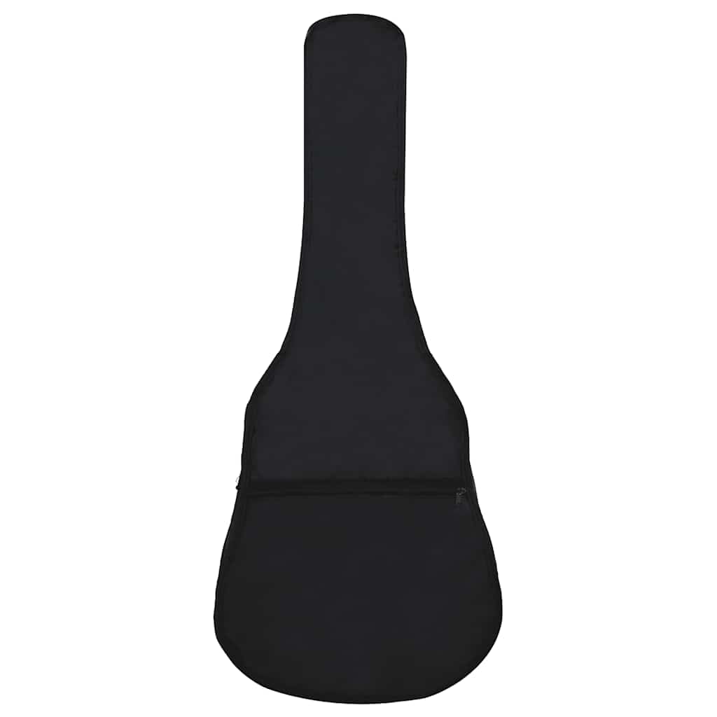 vidaXL Sac de Guitare Classique Etui Housse de Guitare avec Sangle Protection de Guitare Instrument de Musique Accessoire 4/4 (39") Noir 100x37 cm Tissu