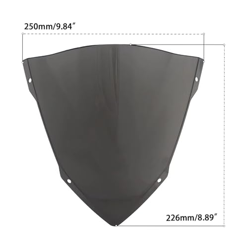 Pare-brise moto MT07 FZ07 2014-2017 déflecteur vent jaune parabrisas sport - 2