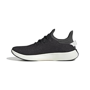 adidas Women’s Cloudfoam Pure, Black/Black/Grey, 6